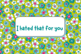 "I Hated That For You" Card Candles