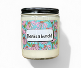 "thanks a bunch!" Card Candles