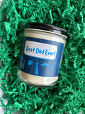 Best Dad Ever - Card Candles